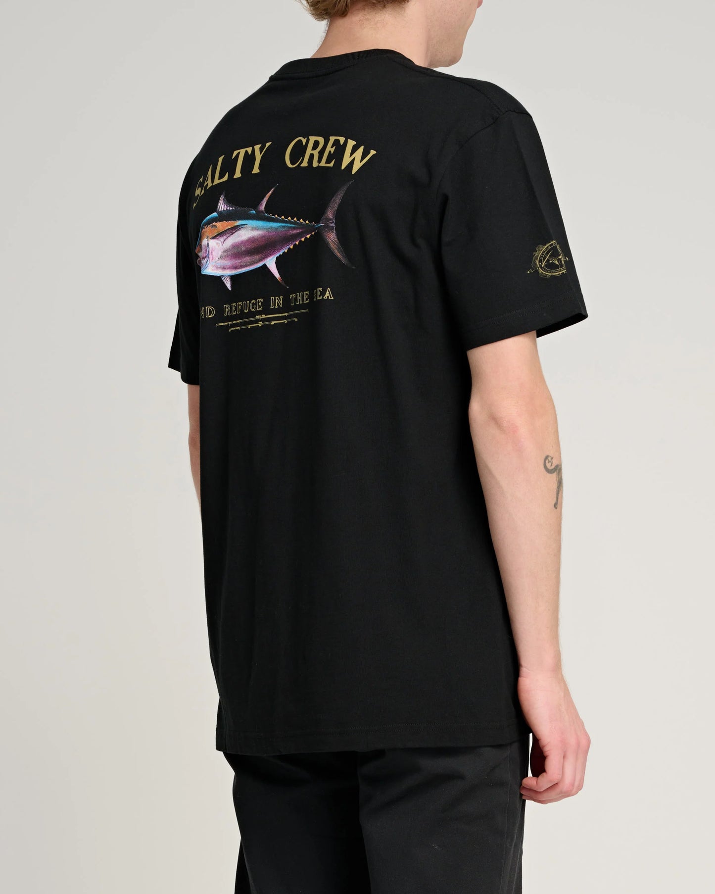 SALTY CREW Big Blue Premium Mens Tee - Black