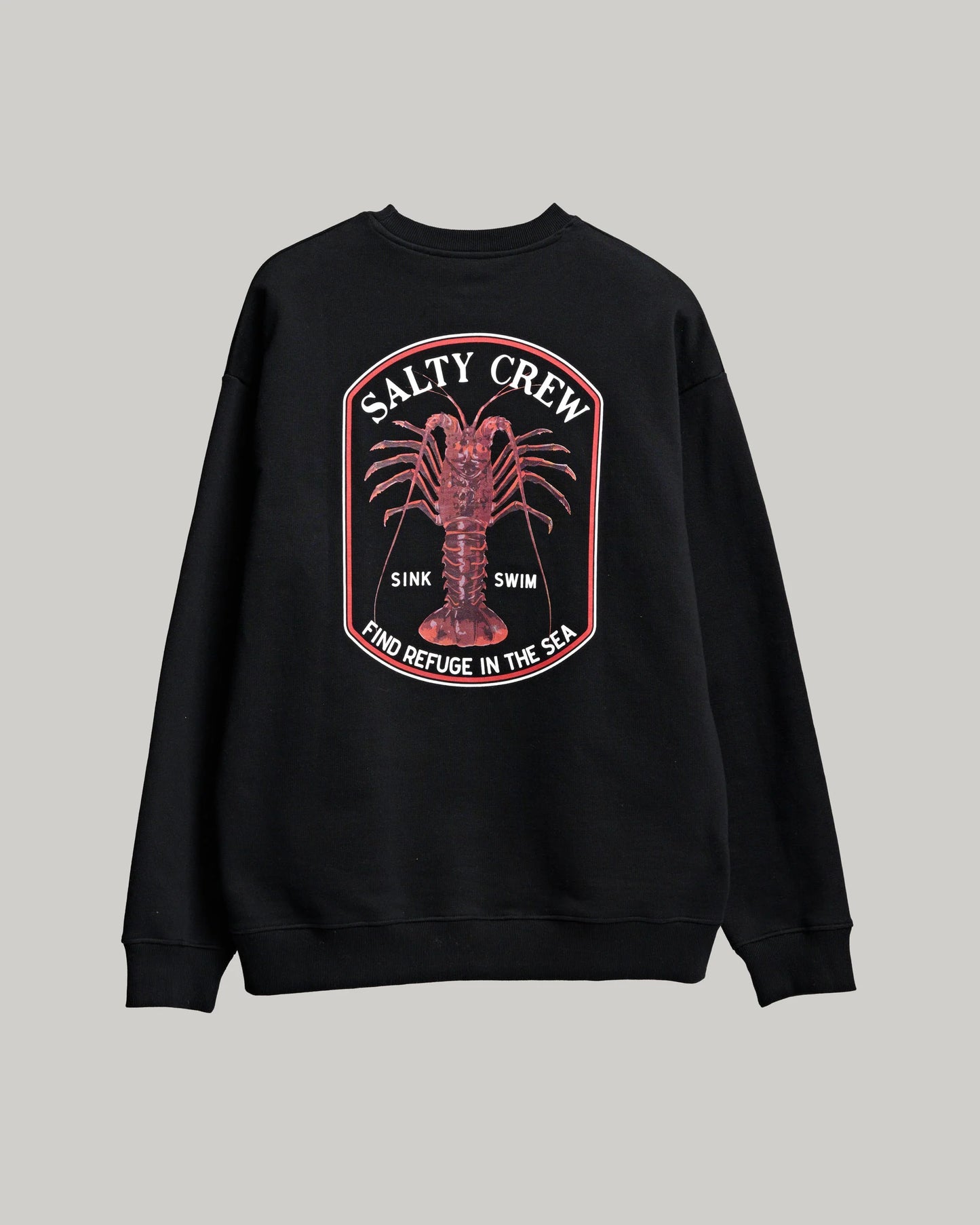 SALTY CREW Spiny Mens Crew - Pigment Black