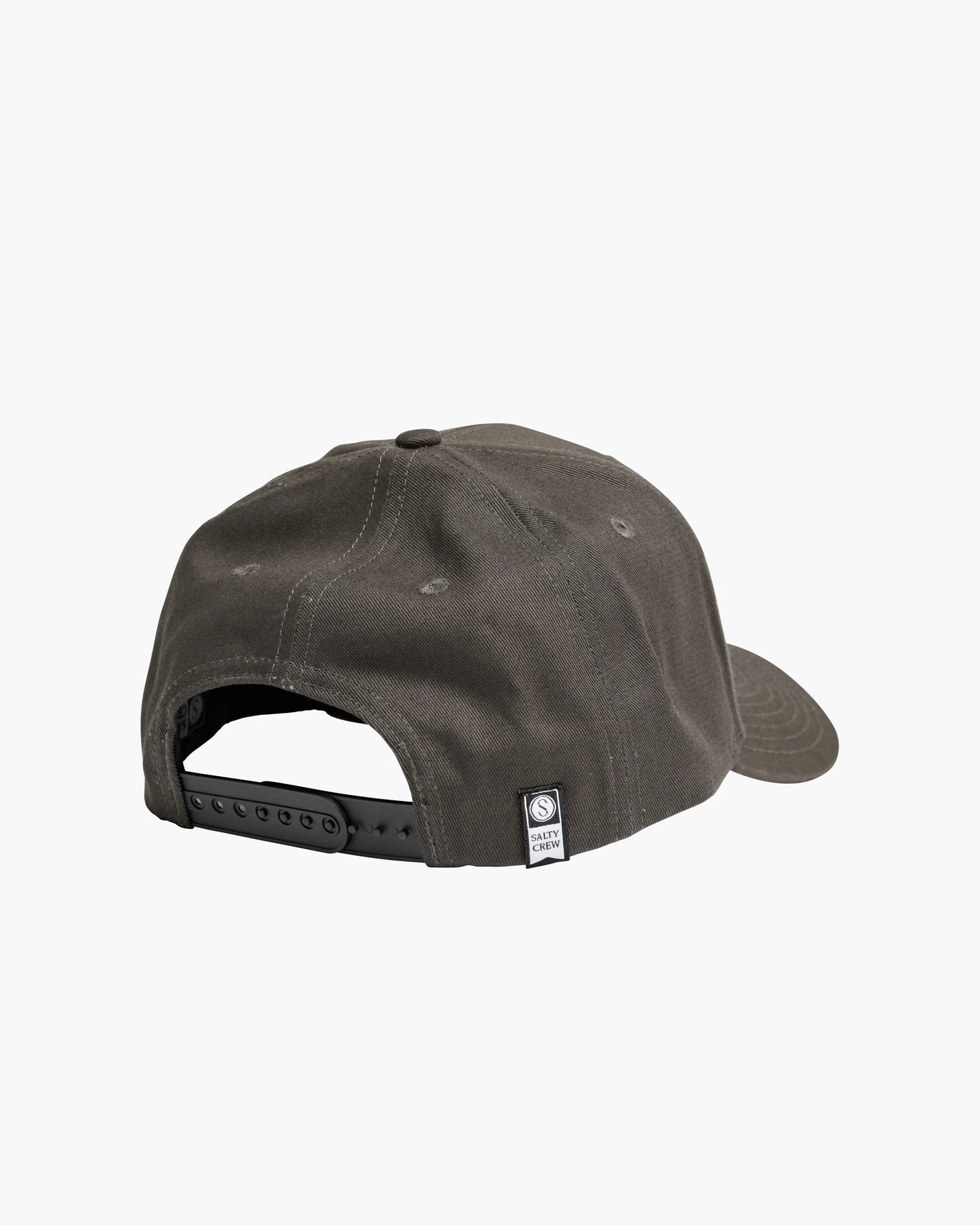 SALTY CREW Cast Off 6 Panel Snapback Cap - Coal