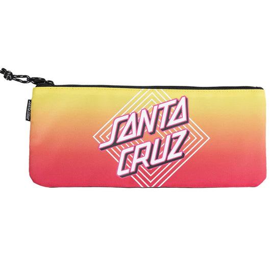 SANTA CRUZ Solitaire Dot Fade Pencil Case - Pink