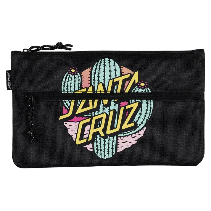 SANTA CRUZ Cactus Dot Pencil Case - Black