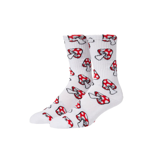 HUF Shrooms 1pk Socks - White