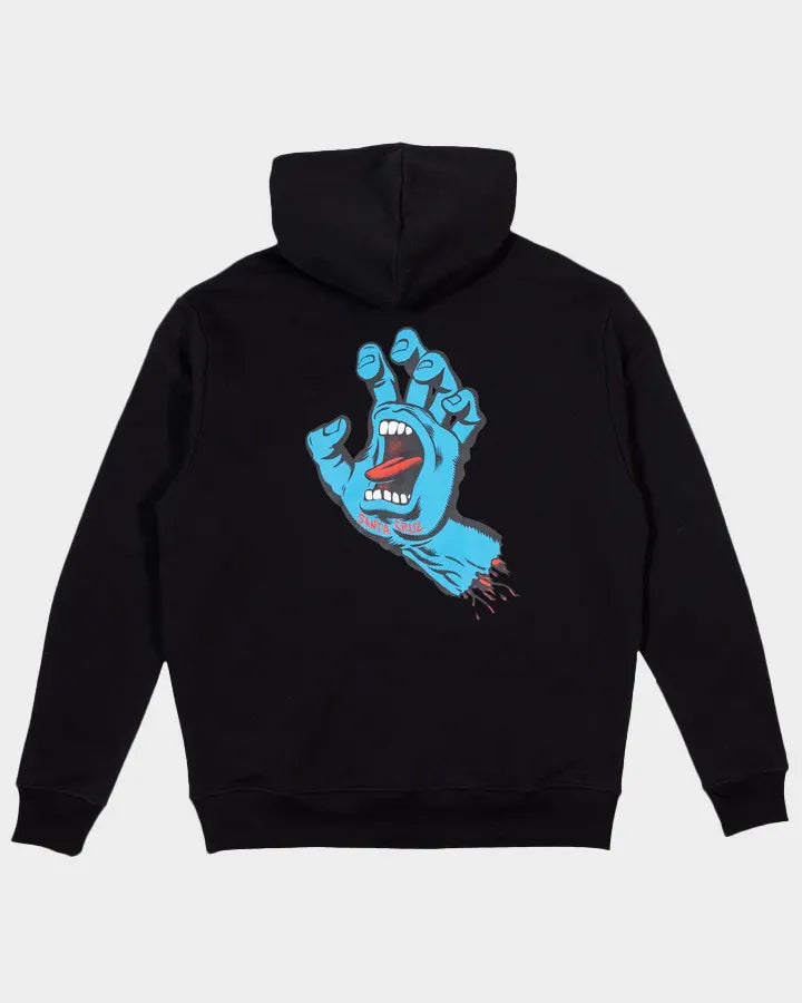 SANTA CRUZ Opus Screaming Hand Mens Hoodie - Black