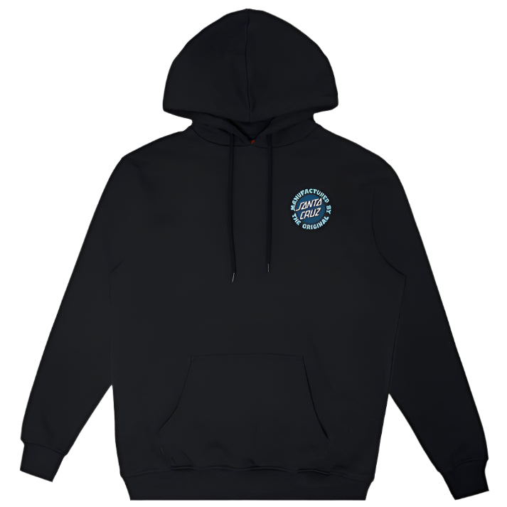 SANTA CRUZ Speed MFG Dot Puffy Mens Hoodie - Off Black