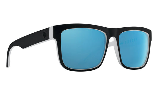 SPY Discord Sunglasses - Whitewall/Happy Gray Green/Blue Spectra Mirror - VENUE.