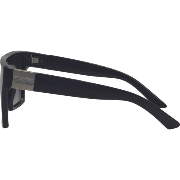 SIN Loose Cannon Polarised Sunglasses - Shiny Black/Smoke - VENUE.