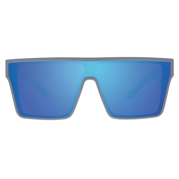 SIN Loose Cannon Polarised Sunglasses - Pearl Grey/Struck Twice Print/Ice Blue Flash - VENUE.