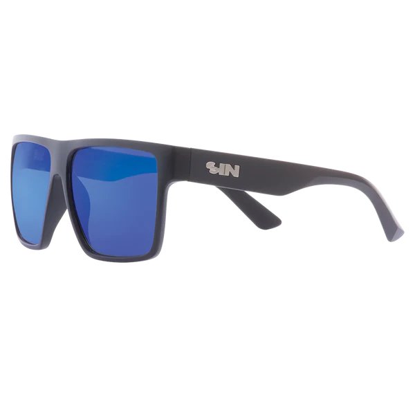 SIN Vespa II Polarised Sunglasses - Matte Raven/Blue Flash - VENUE.