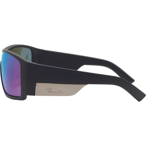 SIN BLAZE Classic Polarised Sunglasses - Black/Blue - VENUE.