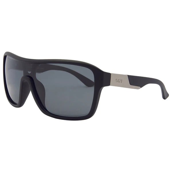 SIN Jackpot Polarised Sunglasses - Black/Smoke - VENUE.