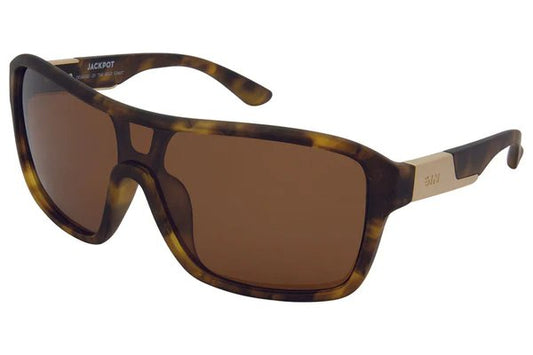 SIN Jackpot Polarised Sunglasses - Tort/Brown - VENUE.