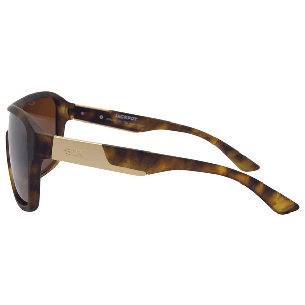 SIN Jackpot Polarised Sunglasses - Tort/Brown - VENUE.