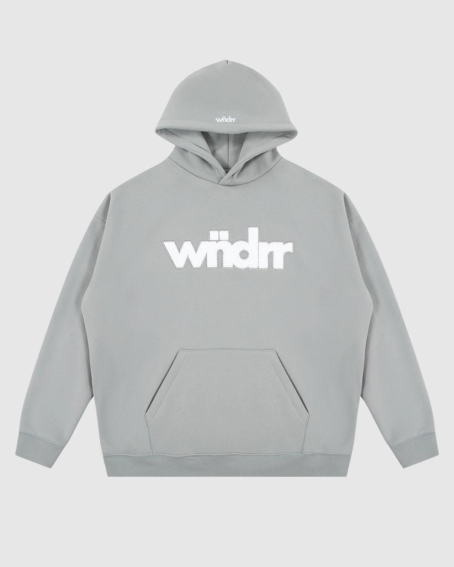 WNDRR Tone Mens Hoodie - Cement Grey