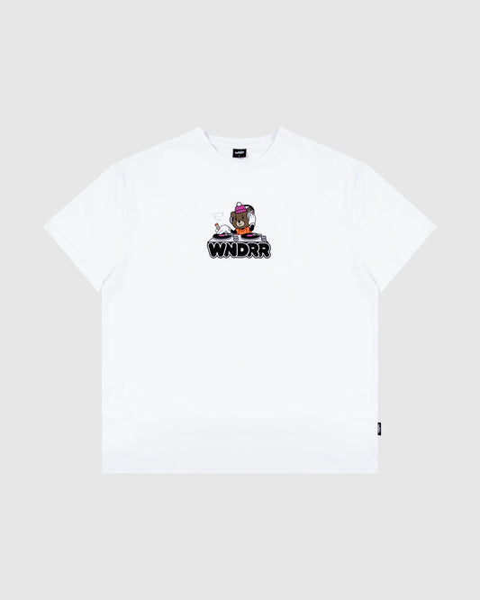 WNDRR Beats Box Fit Mens Tee - White