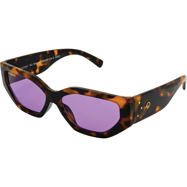 ONEDAY No Strings Attached Sunglasses - Tort Purple