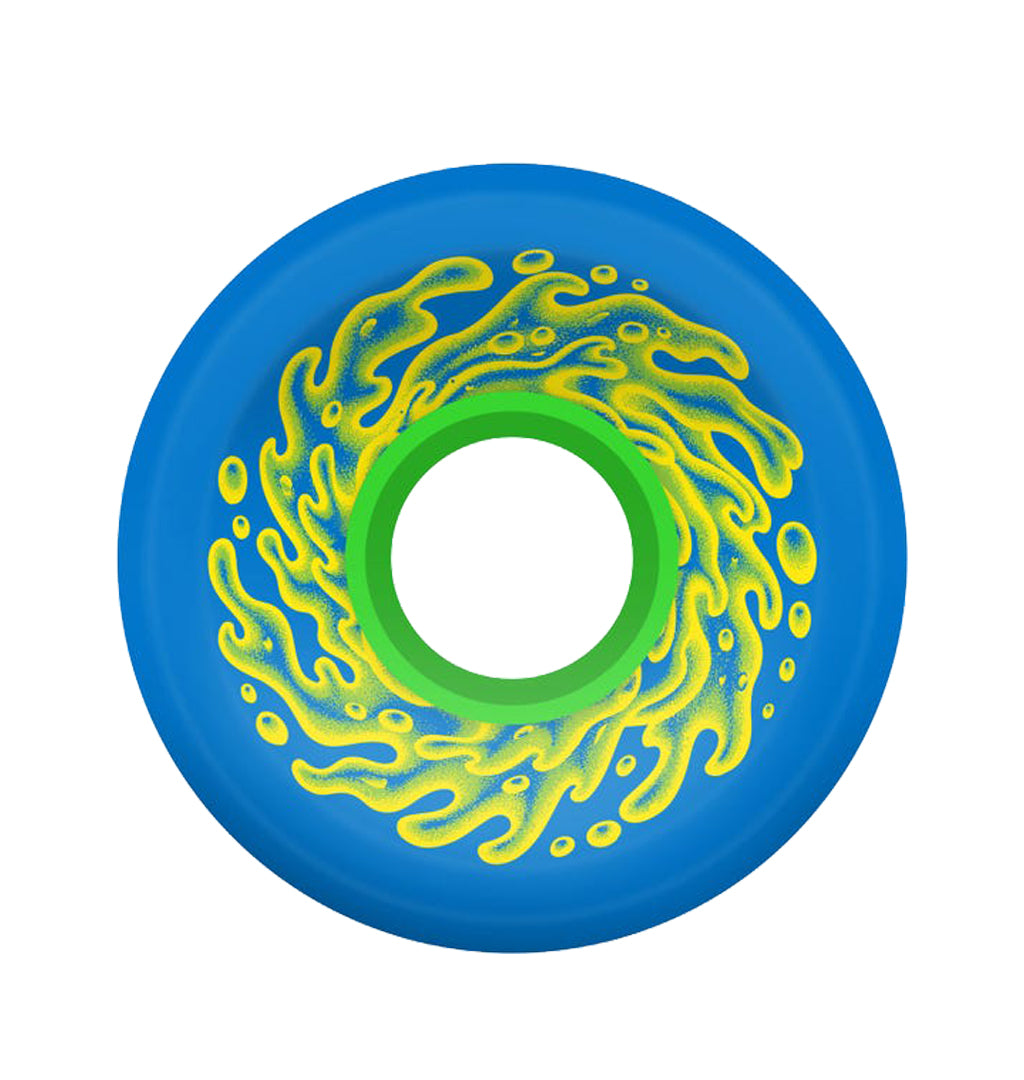 SANTA CRUZ 78A Slimeballs 66mm Skateboard Wheels - Blue/Green