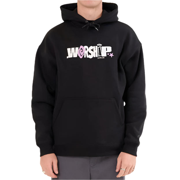 WORSHIP Chico Mens Hoodie - Black