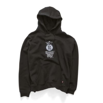 SDOUBLE Crown Dot Mens Hoodie - Black