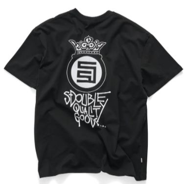 SDOUBLE Crown Dot Mens Tee - Black