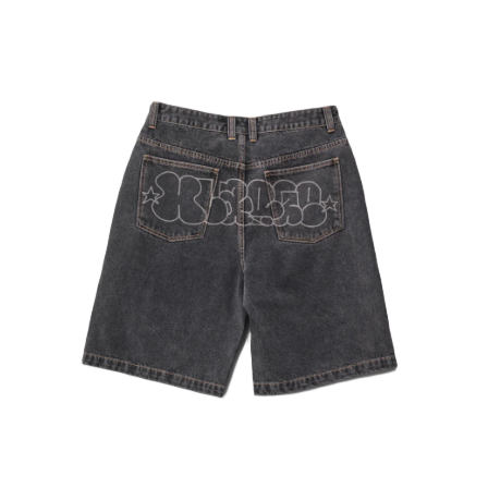 XLARGE Bubble Bull Denim 91 Mens Short - Washed Black