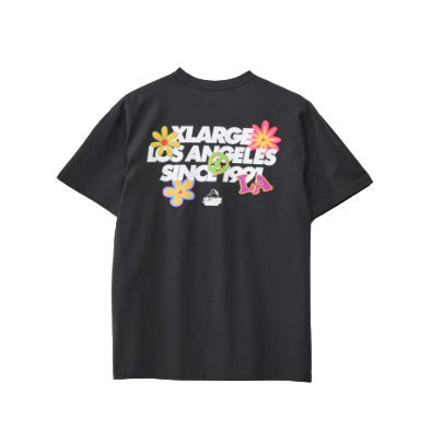 XLARGE Flowers Mens Tee - Black