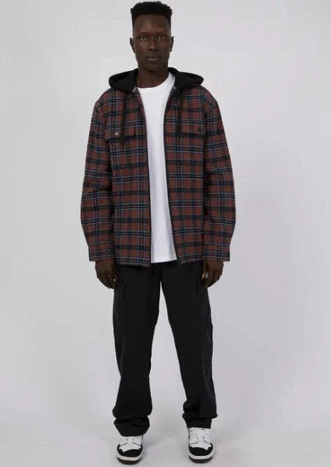 ST GOLIATH Accord Check Mens Hooded Jacket - Multi