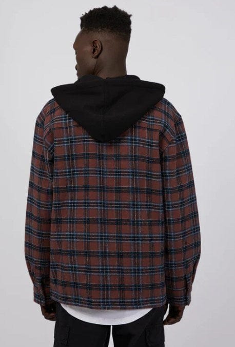 ST GOLIATH Accord Check Mens Hooded Jacket - Multi