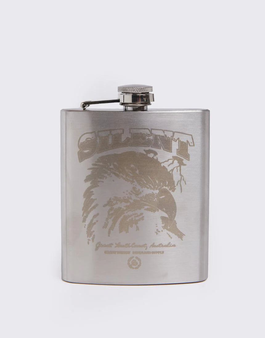 SILENT THEORY Botany Flask - Antique Silver