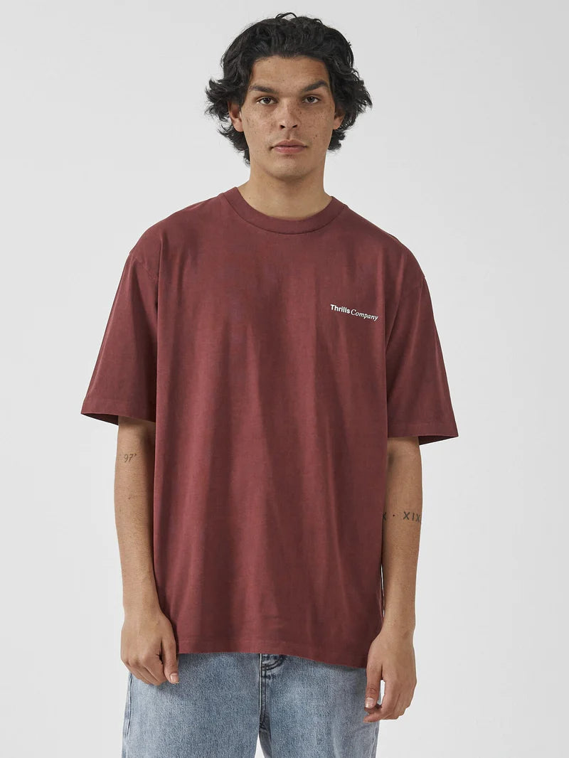 THRILLS Normal Situation Oversize Fit Mens Tee - Port