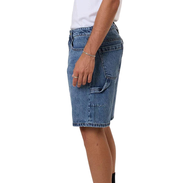 THRILLS Slacker Denim Short - Stoned Blues