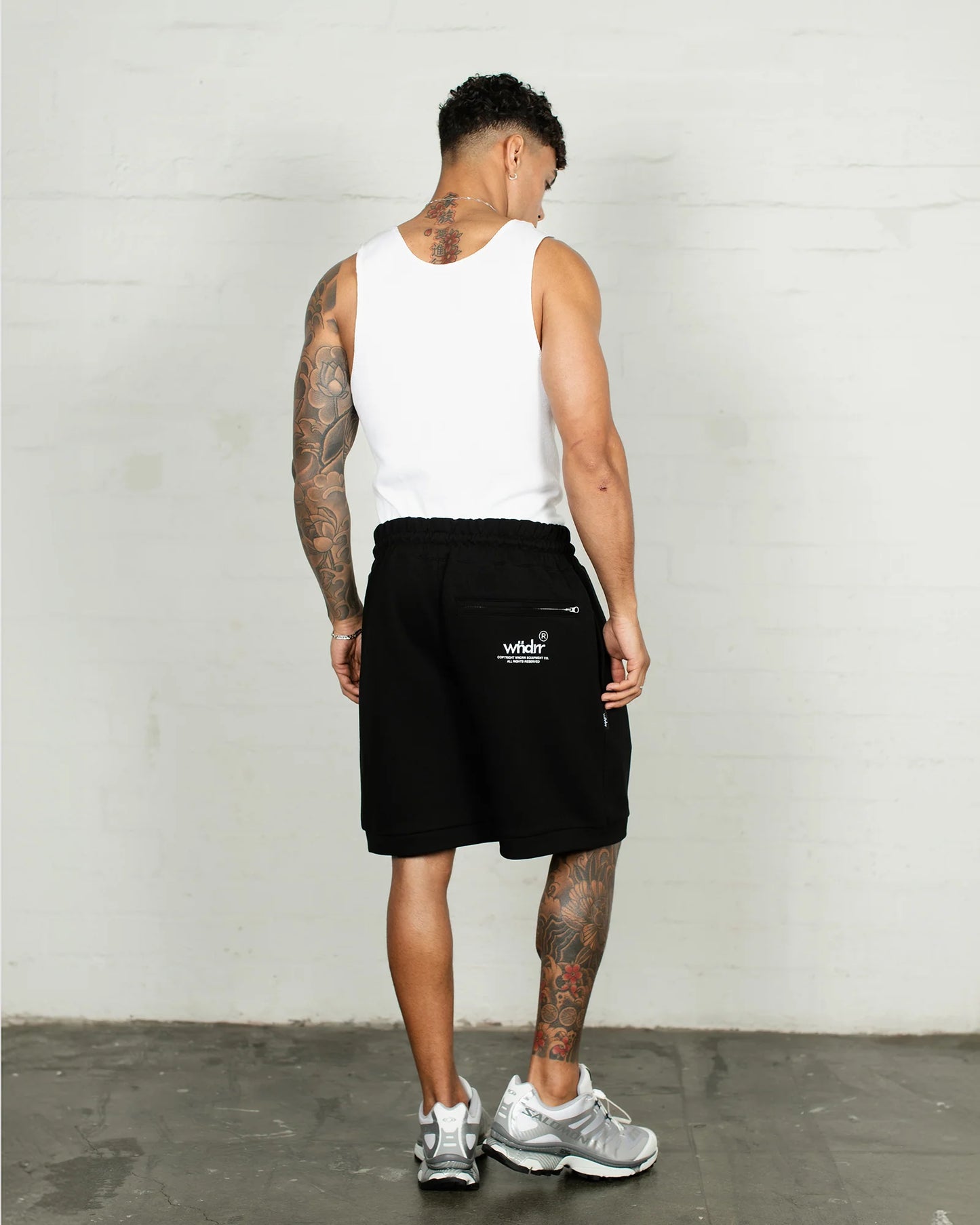 WNDRR Offcut Tech Mens Short - Black