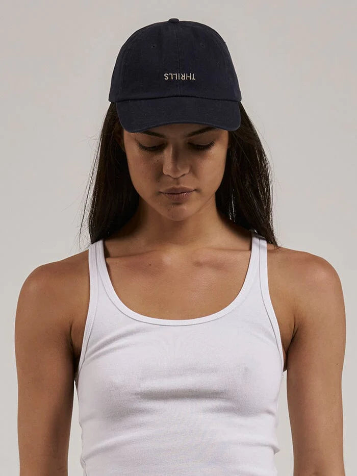 THRILLS Minimal Thrills 6 Panel Strapback Cap - Station Navy