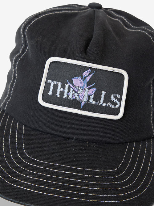 THRILLS In Bloom 5 Panel Snapback Cap - Twilight Black