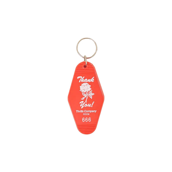 THRILLS Thankyou Motel Key Tag - Poppy Red
