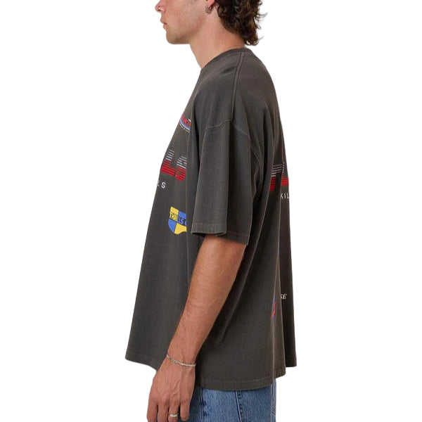 THRILLS Anarchy In Paradise Box Fit Oversize Fit Mens Tee - Merch Black