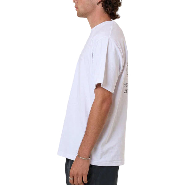 THRILLS OG Strength Merch Fit Oversize Fit Mens Tee - White