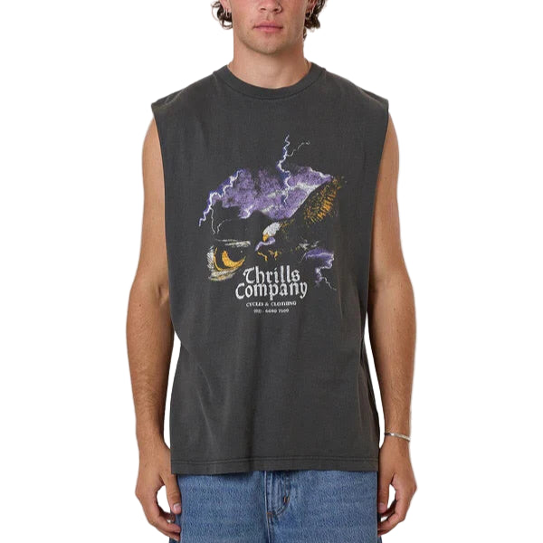 THRILLS Flight Risk Merch Fit Mens Tank - Merch Black – VENUE.