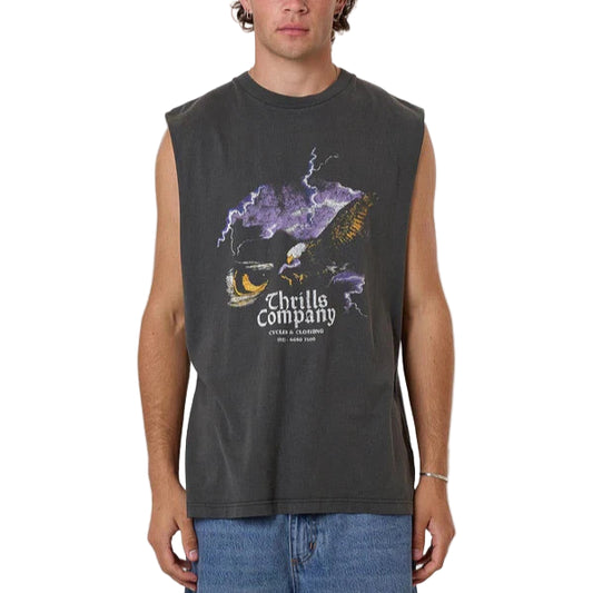 THRILLS Flight Risk Merch Fit Mens Tank - Merch Black