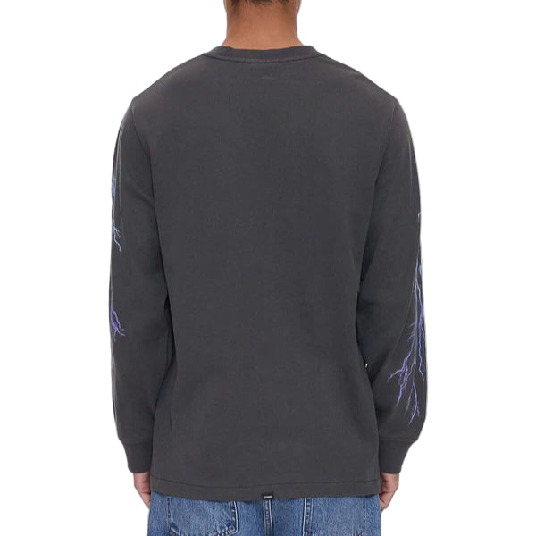 THRILLS Flight Risk Oversize Fit L/S Mens Tee - Merch Black