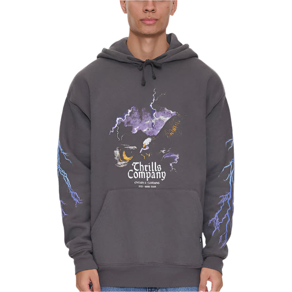 THRILLS Flight Risk Slouch Mens Hoodie - Merch Black