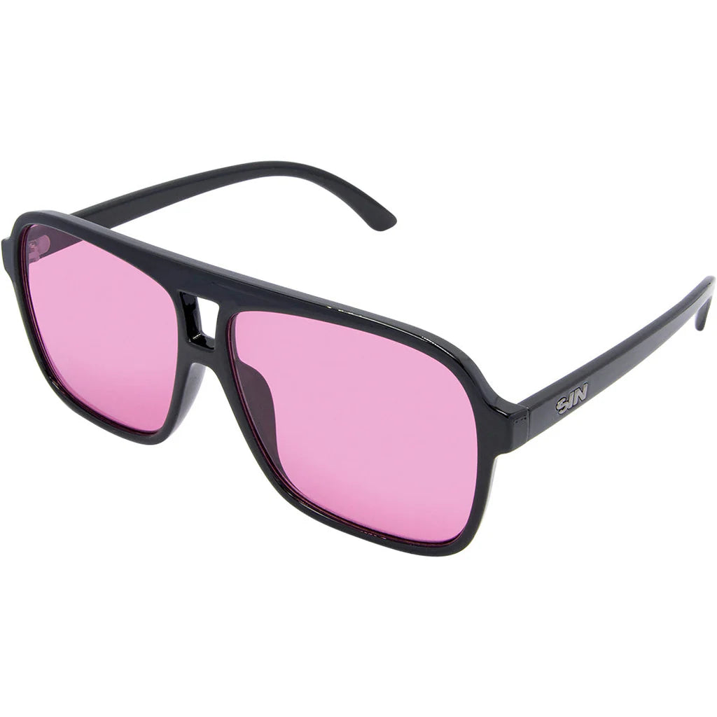 SIN The Duke UV Sunglasses - Black/Purple