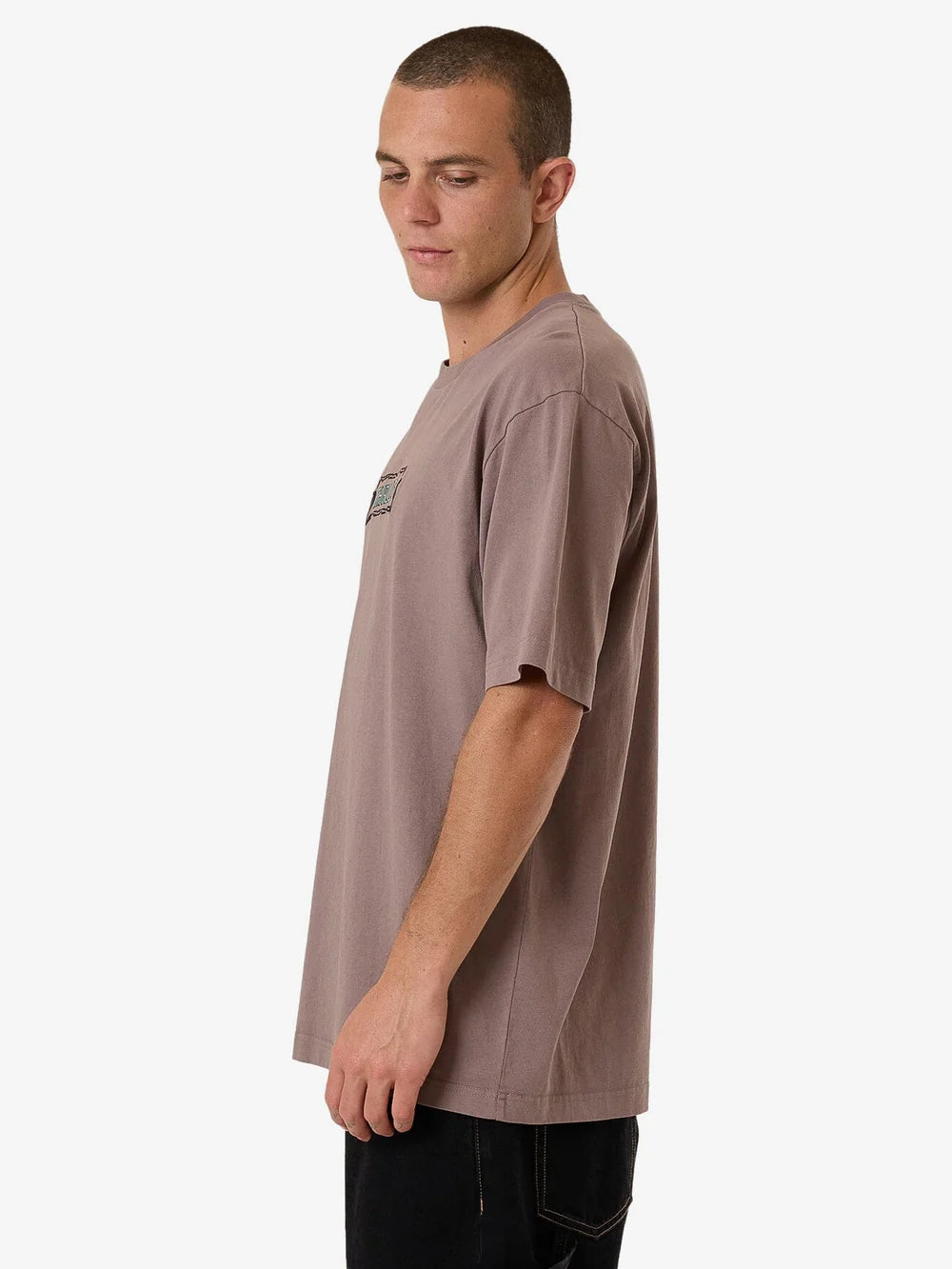 THRILLS Double Meaning Oversized Fit Mens Tee - Dove