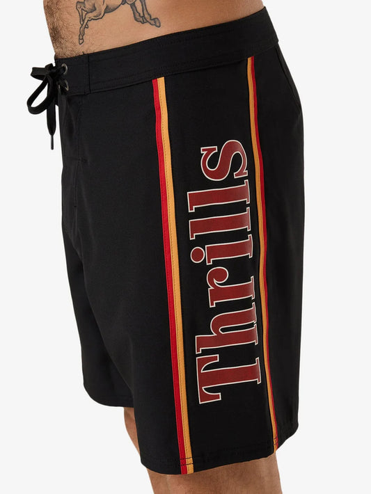 THRILLS Never Stop Boardshort - Black