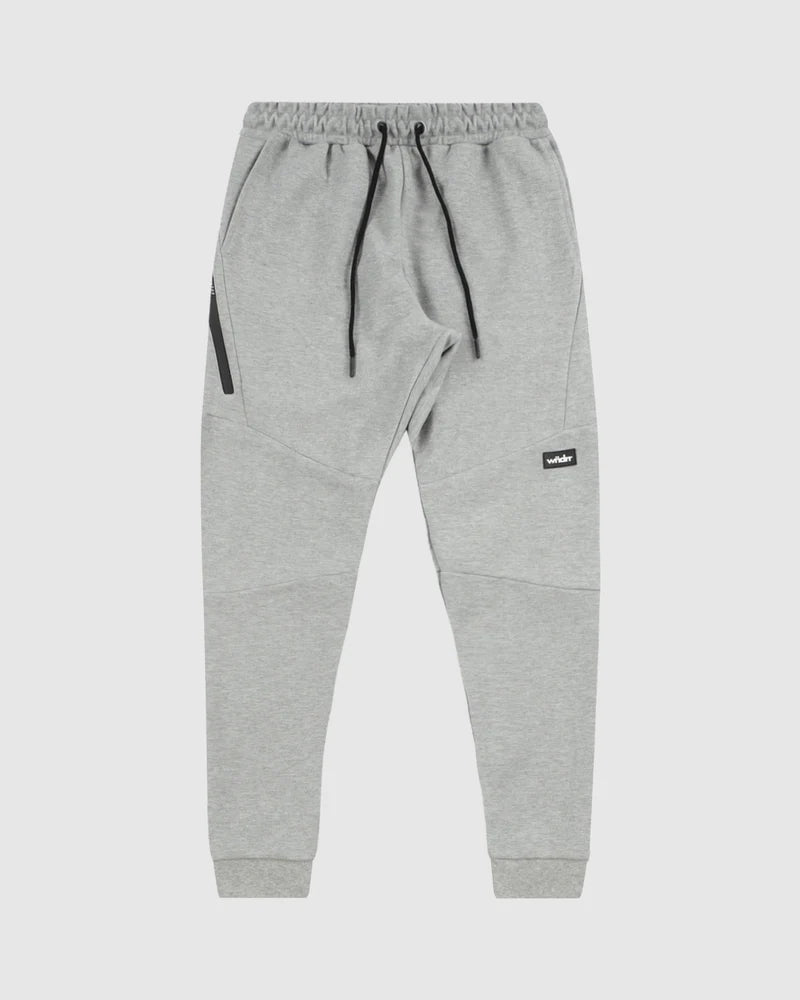 WNDRR Hoxton V2 Mens Tech Trackpant - Grey Marle