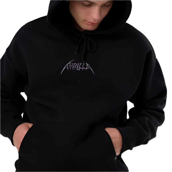 THRILLS Do Not Limit Your Mind Slouch Mens Hoodie - Black
