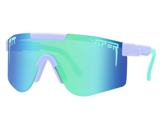 PIT VIPER The Moontower Double Wide Sunglasses - Polarized Blue/Green