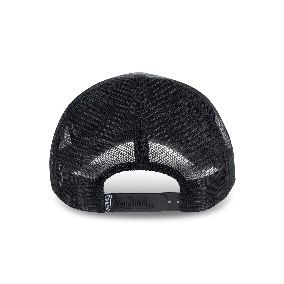 VON DUTCH Washed Snapback Trucker Cap - Grey