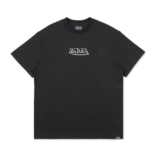 VON DUTCH Crack Box Fit Tee - Black