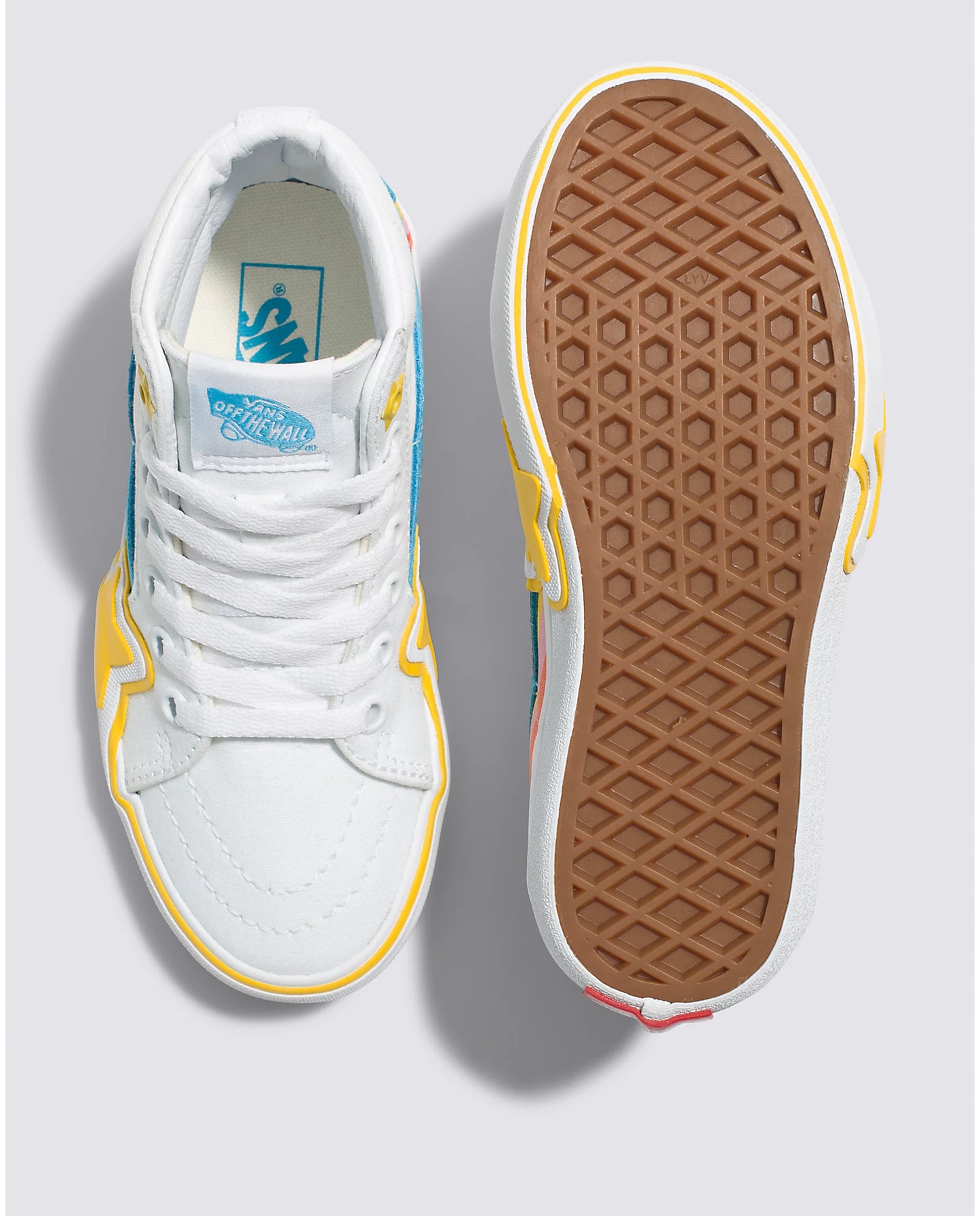 VANS SK8 Hi Rainbow Star Youth Shoe Rad Rainbow True White VENUE