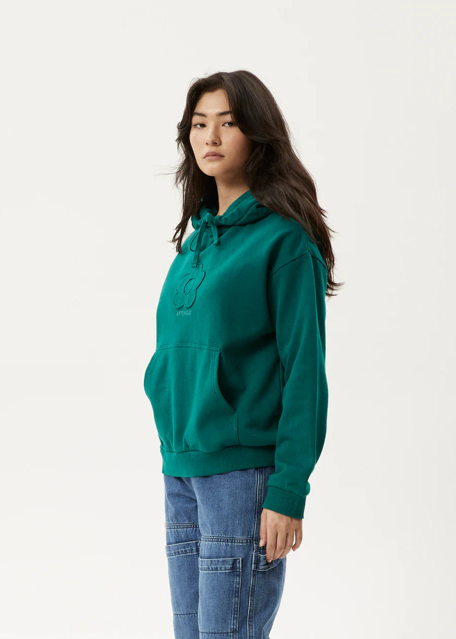 AFENDS Blossom Recycled Womens Hoodie - Pine